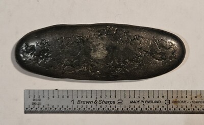 1837-1858 Tenpo Chogin Japanese Samurai Silver Ingot Very