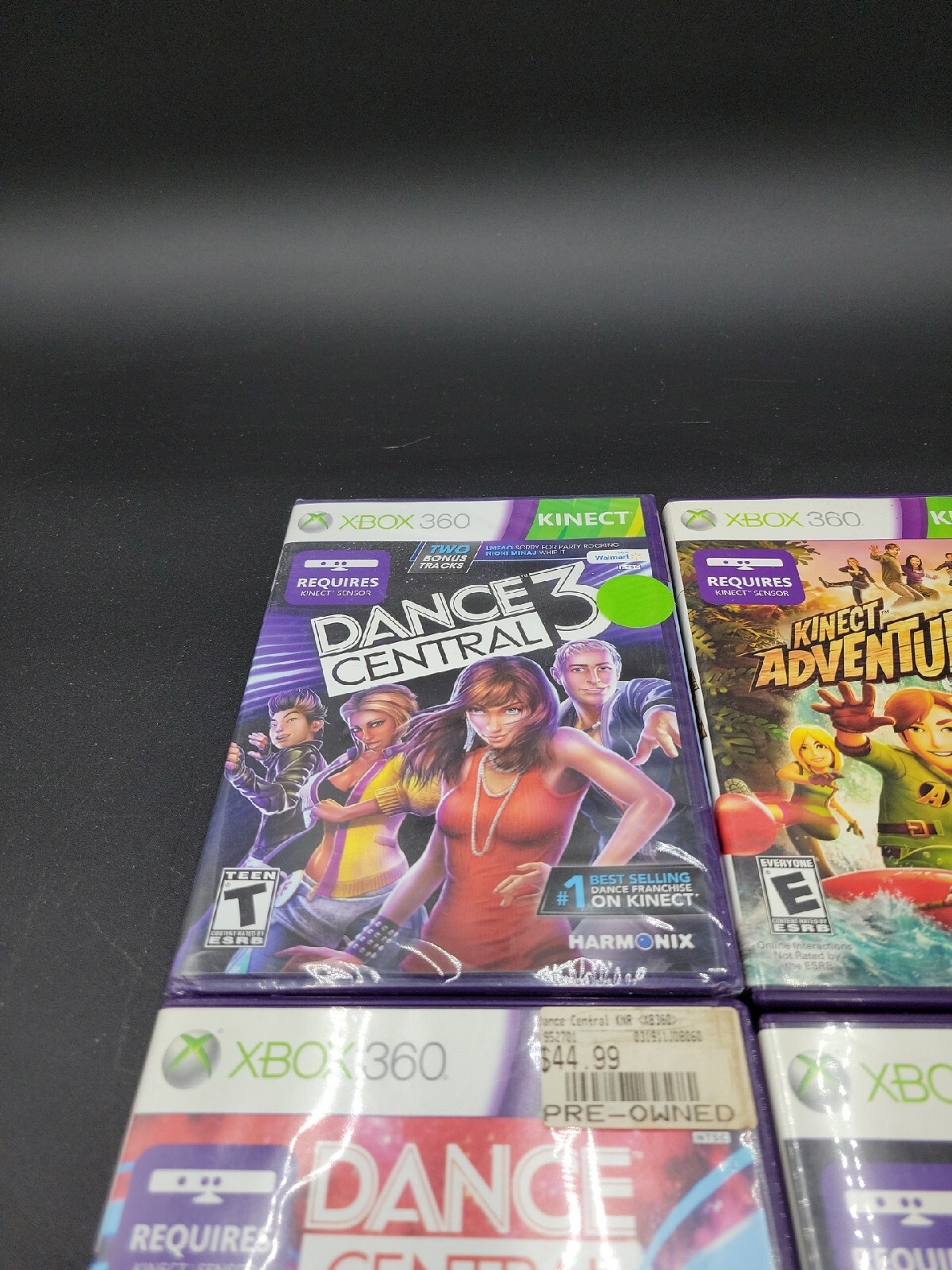 Kinect Adventures + Dance Central 3 Xbox 360 Jogos Original Mídia Física, Jogo de Videogame Microsoft Usado 94814423