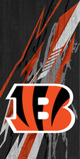 One Cincinatti Bengals Cornhole Board Wrap