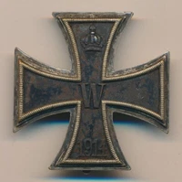 WW1 German Imperial iron cross badge pin jacket medal WWII US war Veteran estate