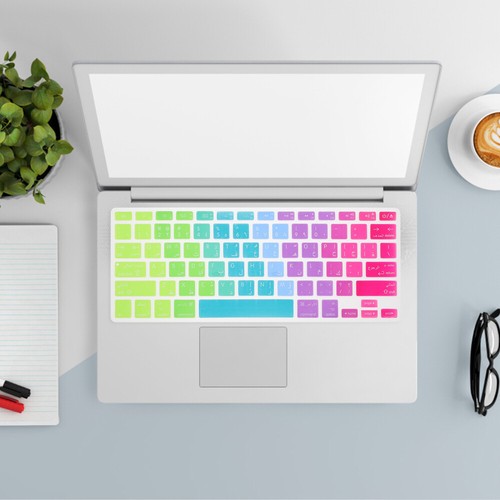 2 Pcs Arabic Keyboard Film Silicone Protector Cover Computer Accessories - Afbeelding 11 van 11