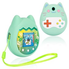 Silicone Cover for Tamagotchi Pix Virtual Pet, Soft Case with Finger Lanyard ...