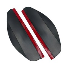 Car Rearview Mirror Rain Covers, Side Mirror Rain Guard, Durable, 2PCS Black