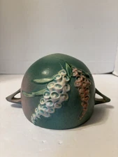 ROSEVILLE POTTERY FOXGLOVE HANGING BASKET PRISTINE