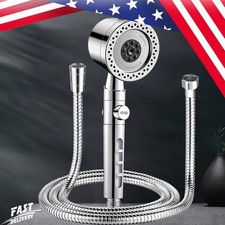 Drivse iondrops Filtered Shower Head with Handheld,High Pressure Showerhead w...