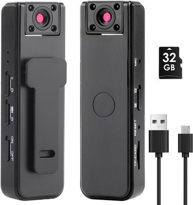 1080P Wearable Camcorder 180 Lens Motion Detection