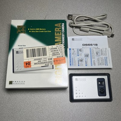 OSI DS6618 Digital Camera Oregon Scientific World's Thinnest Camera