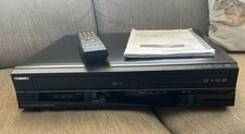 Toshiba RDXV60KB Black DVD Recorder, VHS Recorder with Remote plus Instructions 
