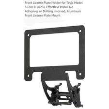  Front License Plate Holder for Tesla Model 3 (2017-2023), Effortless Install 
