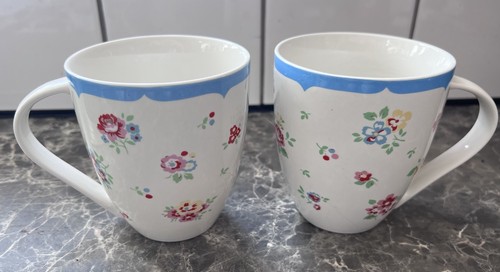 Cath Kidston Mugs large 11cm x2