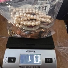 Bulk Jewelry Lot Wearable/Repair Mixed Costume AVON Michael Kors Sterling 1.63lb