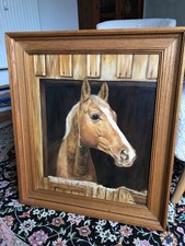 Ölgemälde .Ölbild, v. 1984, signiert, auf Leinwand, Handgemalt Unikat m. Rahmen