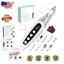 PediLux Pro Rechargeable Nail File 32 Bits LED Display Thick Toenail Grinder