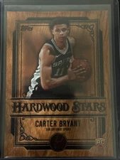 2025-26 Topps Basketball Carter Bryant Hardwood Stars SSP Insert Rookie #HS-20