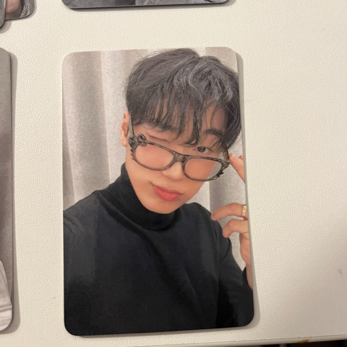 SAN ATEEZ JJ MUZE LUCKYDRAW Photocard Album Golden Hour Part.4