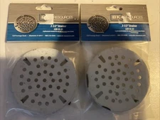 BK Resources 3.5" Strainer Replacement for Lever Drain  LDR-SS-35 Lot of 2