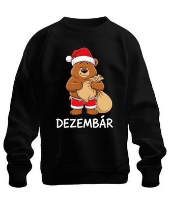 DEZEMBÄR Weihnachtsbär Cartoonbär Weihnachten Geschenk Wichteln Unisex Sweatshir