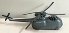 Vintage Marx Battleground Blue Plastic Helicopter 1950's Play Set