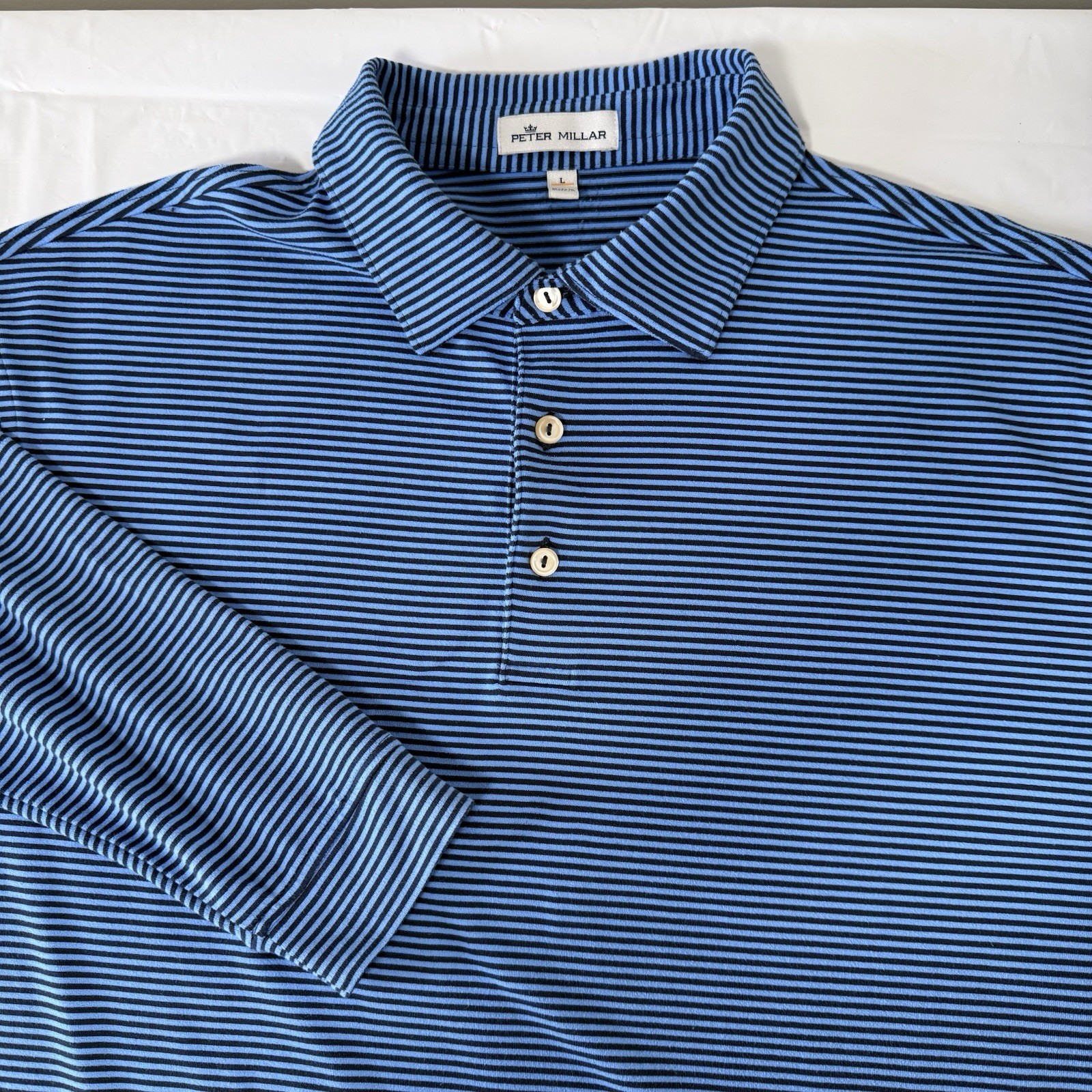 Peter Millar Lyons Stripe Performance Jersey Long… - image 2