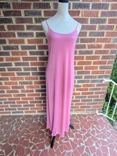 Vintage 90s Y2K Victoria  s Secret Pink Maxi Racerback Slip Dress - Large