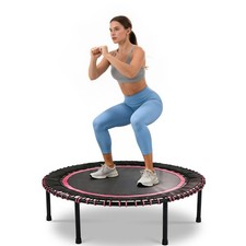 Springless Mini Fitness Trampoline Indoor Outdoor Exercise Rebounder For Adults