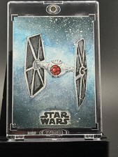 Topps Star Wars TIE Fighter Sketch Card by Lee Dumarquez