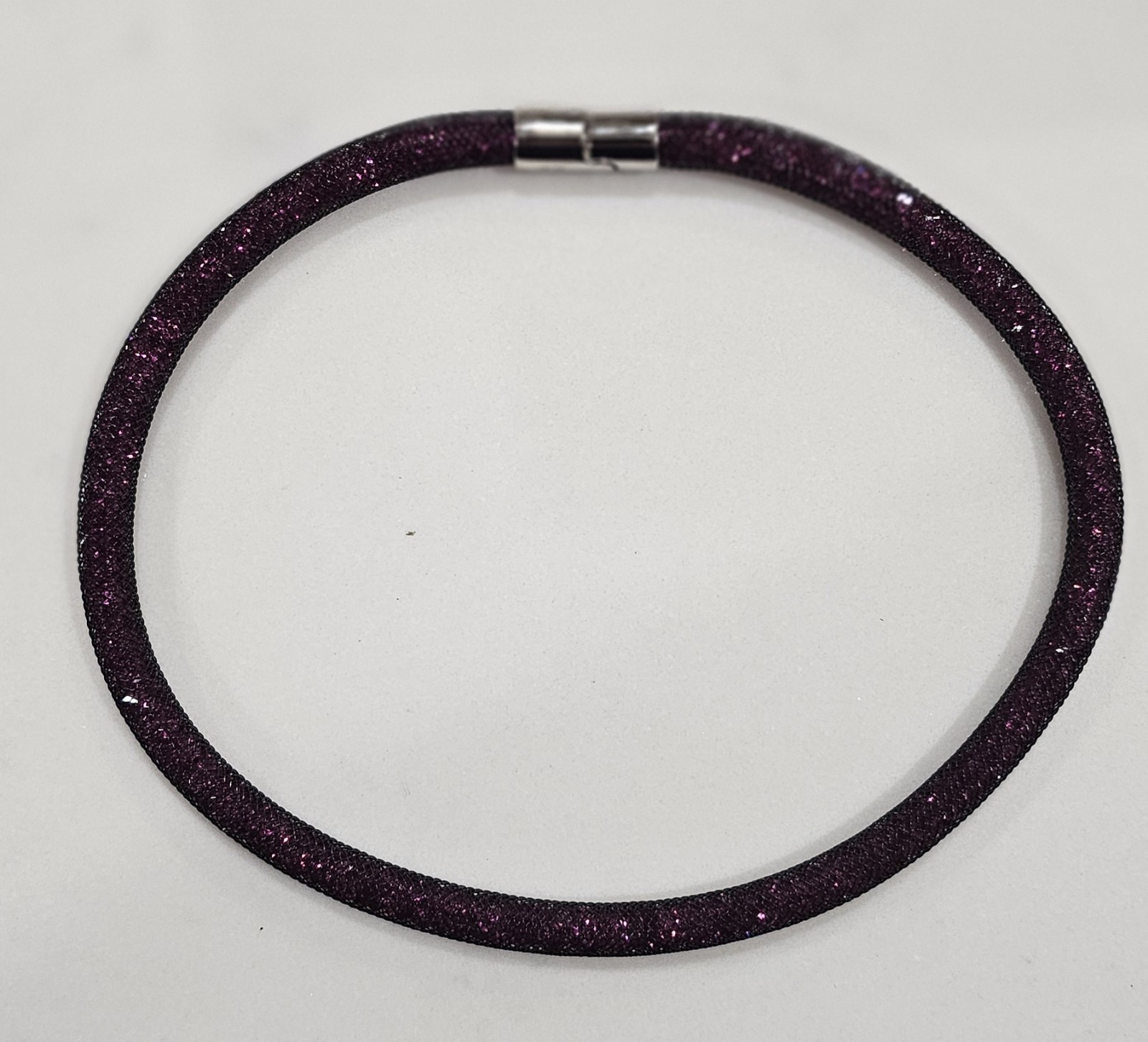 Swarovski Clear Stardust Crystal Mesh Necklace