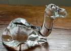 Steuben Glass Camel Handcooler – Excellent Condition with Sticker – Rare 4" Long