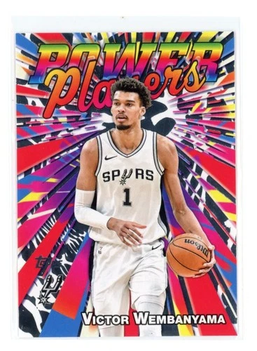 2025-26 Topps NBA Flagship Victor Wembanyama #PP-15 Power Players Spurs