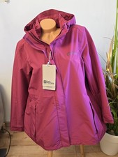 Jack Wolfskin Jacke Damen Gr. 48 beere Funktionsjacke Regenjacke