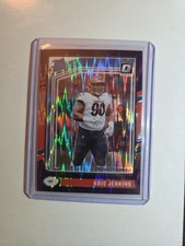 2024 Donruss Optic Kris Jenkins Purple Shock #265 Cincinnati Bengals