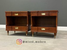 Refinished Cherry Nightstands by John Widdicomb