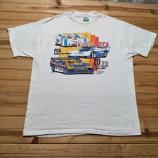 Vintage 90s Hanes Laguna Seca Porsche Club Of America PCA Graphic T-Shirt USA XL