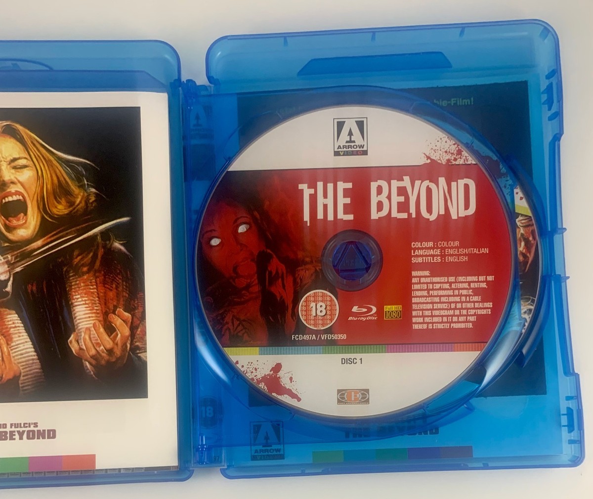 The Beyond (2-Disc Blu-ray, 1981, Arrow Video) Lucio Fulci