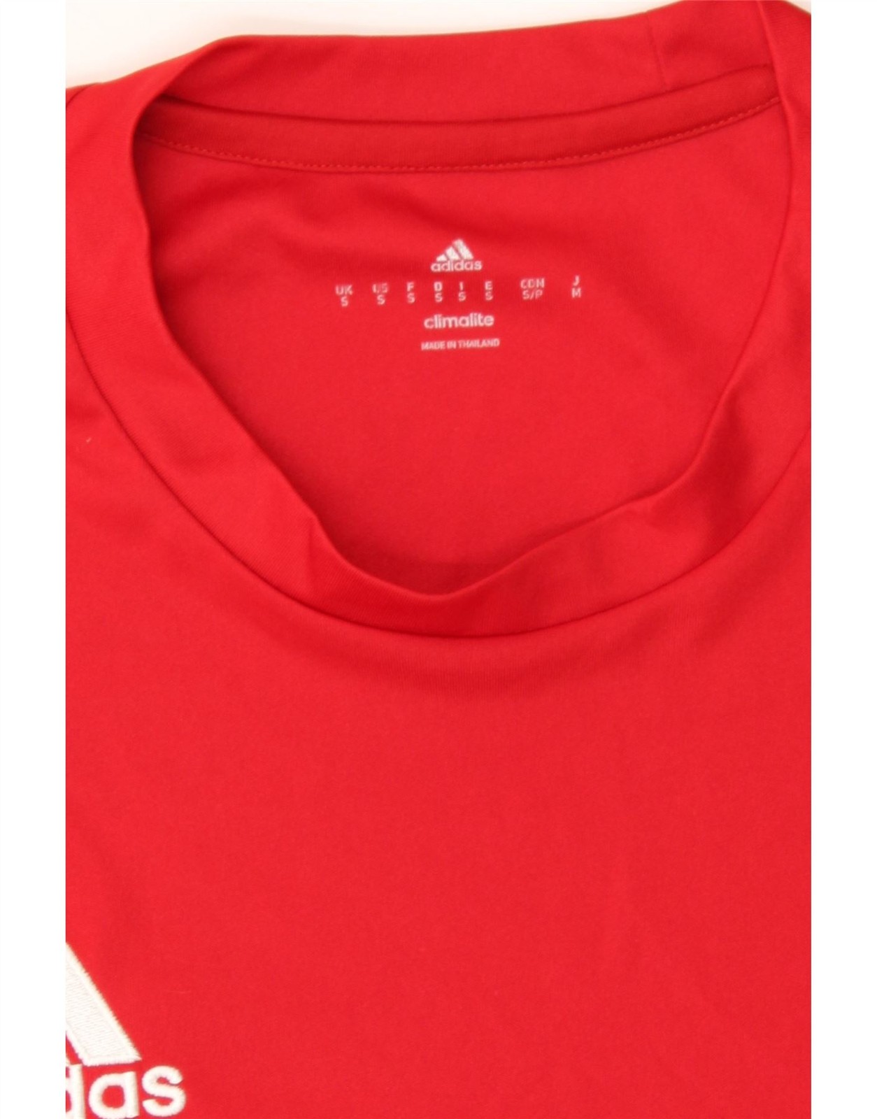 ADIDAS Mens Climalite T-Shirt Top Small Red Polyester CP02 thumbnail 3