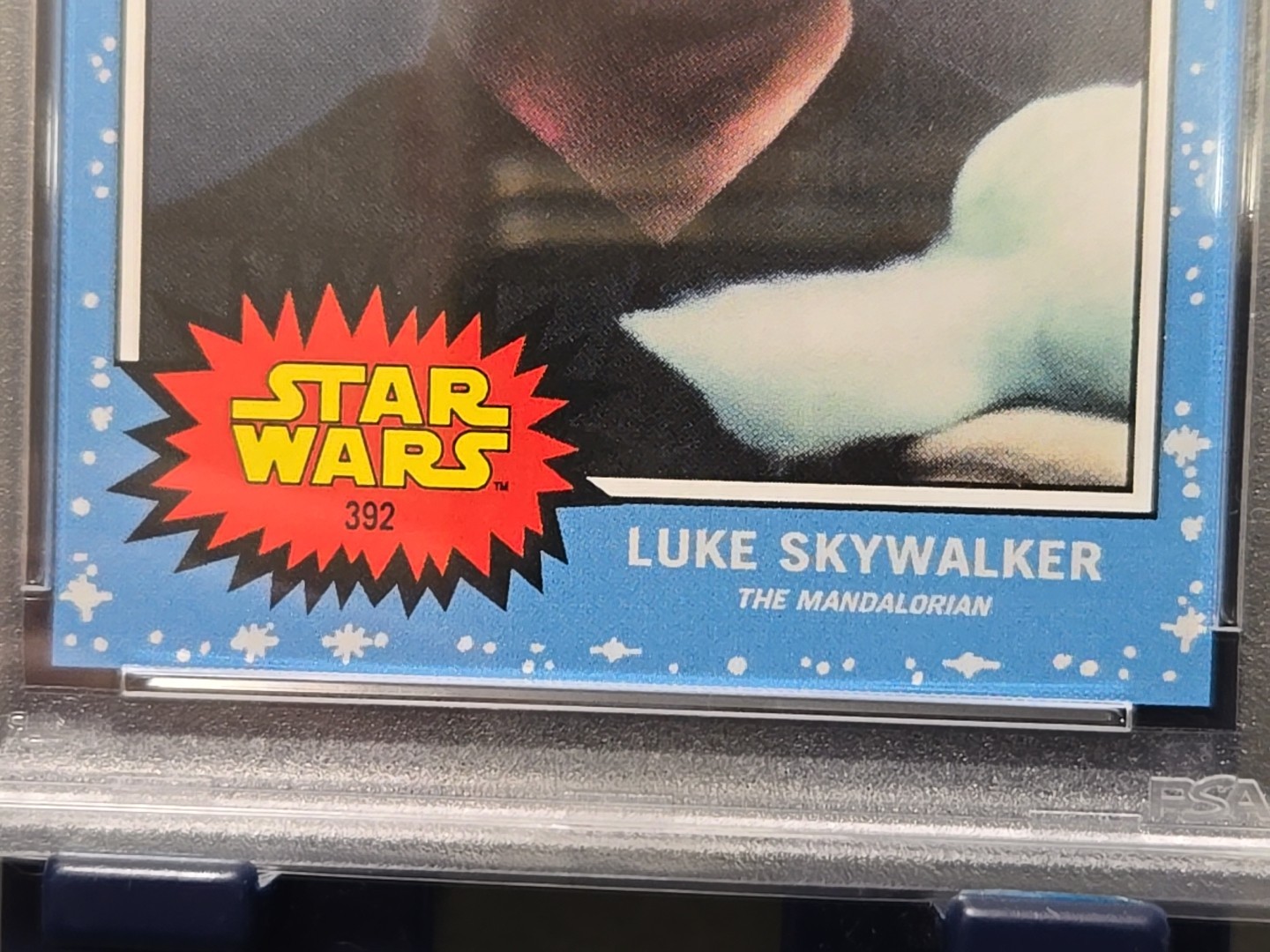 2022 STAR WARS Luke Skywalker, The Mandalorian Topps PSA Gem Mint 10 Card view 3