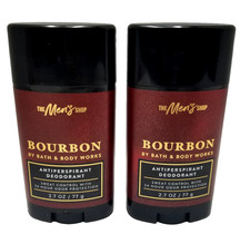 Bath  Body Works Bourbon Mens Deodorant 2.7oz Lot of 2 Antiperspirant New