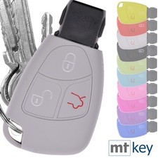 Auto Schlüssel Hülle Cover Grau für Mercedes Benz W220 R230 R171 W639 Auto Schlüssel Hülle Cover Grau für Mercedes Benz W220 R230 R171 W639