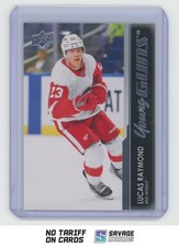 2021-22 Upper Deck Young Guns Lucas Raymond #464 Detroit Red Wings