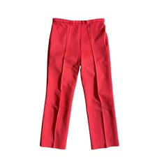 Vintage 70s Catalina Sportswear Orange Textured High Waist Straight Leg Pants