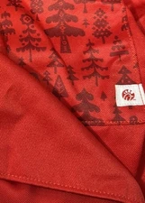 Chick-Fil-A Red CFA Holiday Apron One Size Pockets Stories of Evergreen Hills 