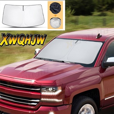 For Chevrolet Silverado 2014-2018 Windshield Sun Shade Visor Cover UV Block