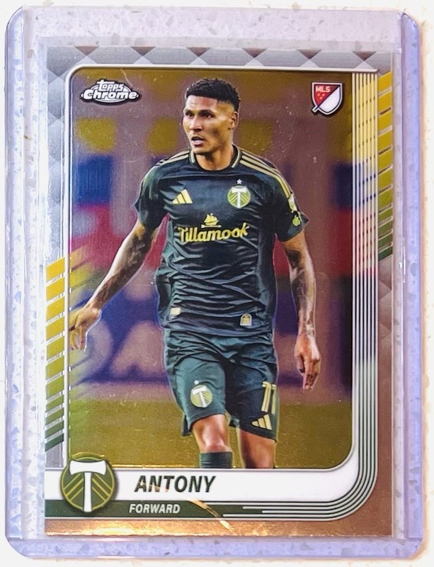 2025 Topps Chrome MLS Soccer Lot Puig/Cupps/Antony/Surridge/Johnson/Kent