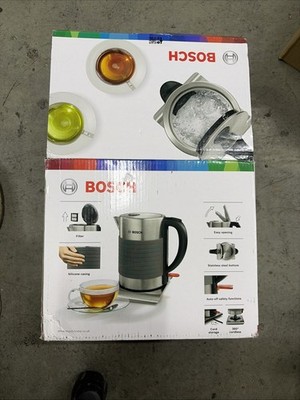 Bosch TWK7S05GB Kabelloser Wasserkocher 1,7 l - Grau & Schwarz 