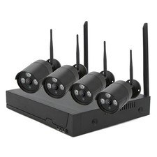 4 Channel NVR Kit 2MP High Definition Home Security Camera System Premium