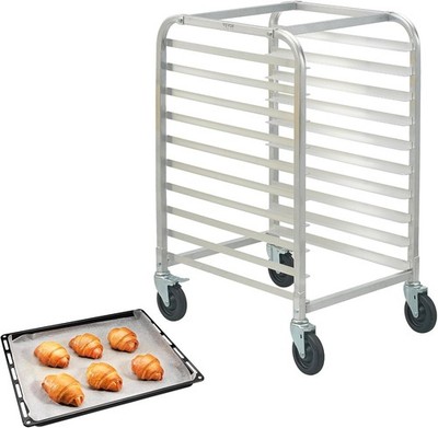 10 Tier Aluminum Alloy Bun Pan Rack Commercial