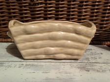 Campsie Ware Pottery Trough Planter Beige Glaze Vintage Collectable