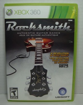 ROCKSMITH AUTHENTIC GUITAR GAMES  XBOX 360 MICROSOFT VIDEO GAME