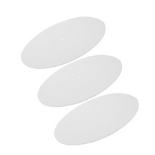 3 Pcs Turntable Record Pad White Slipmat for Player Slipmats Vinyl