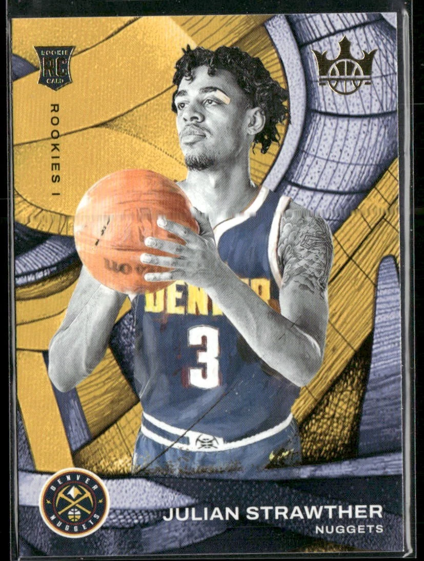 2023-24 Panini Court Kings Julian Strawther RC #89 Denver Nuggets